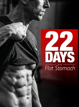 22 Days To A Flat Stomach cover - The definitive guide to building ripped, athletic muscle.