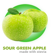 Sour green apple flavor icon