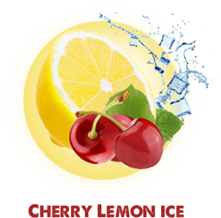 Lemon cherry ice flavor drink