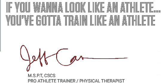 TRAIN LIKE AN ATHLETE TRAIN LIKE AN ATHLETE