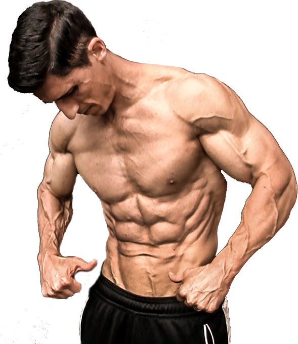 Jeff looking at his athlean look body