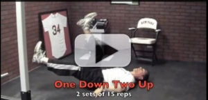 one down two up exercise