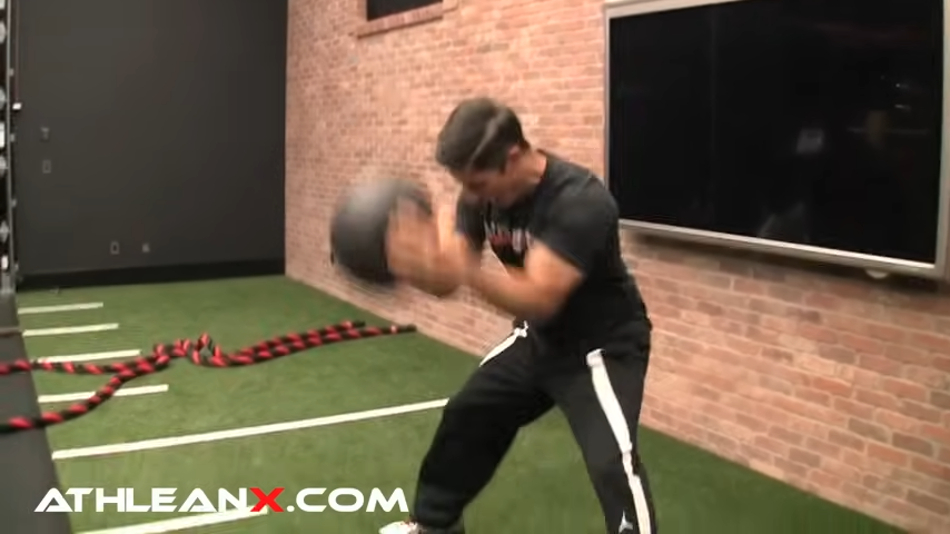 medicine ball slams