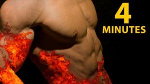4 minutes of hell fat burning workout