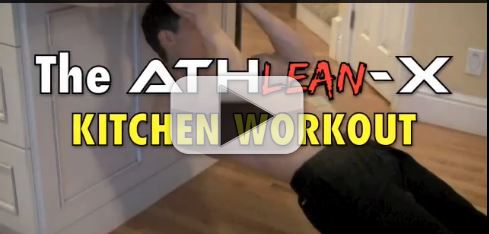 Athlean X KITCHEN BODYWEIGHT WORKOUT The REAL IRON Chef ATHLEAN X