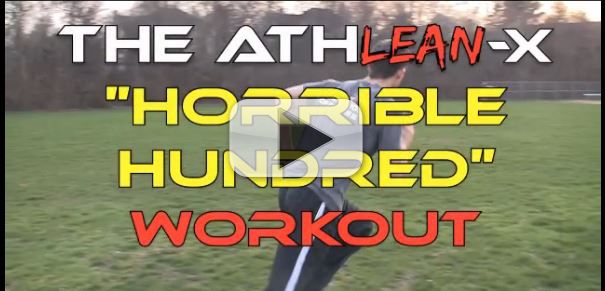 Killer Fat Burning Workout 4 Minutes and 100 Yards ATHLEAN X