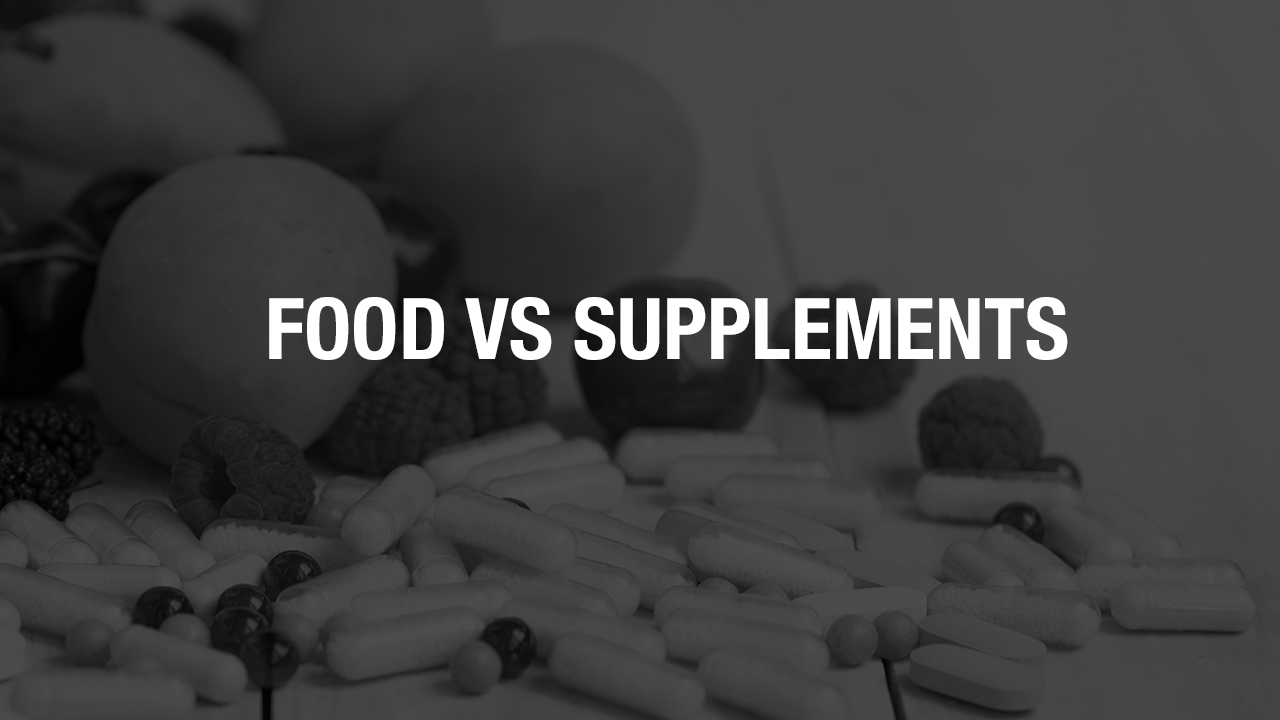 food vs supplements