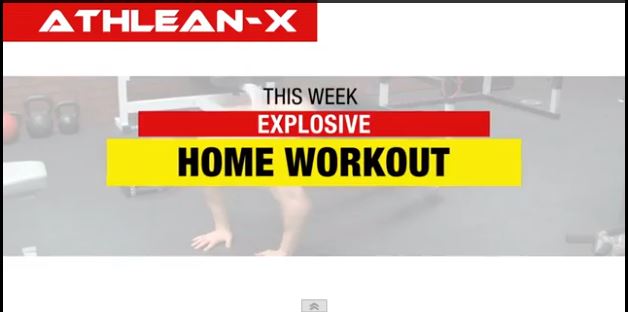 Athlean x best sale workout home