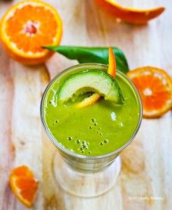 orange green smoothie recipe