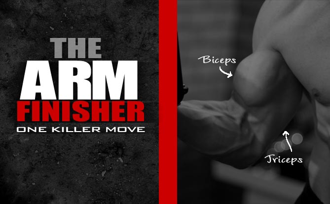 Ultimate Arm Workout FINISHER! Hit Both Biceps and Triceps in the Same  Move!