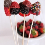 chocolate dipped fruits