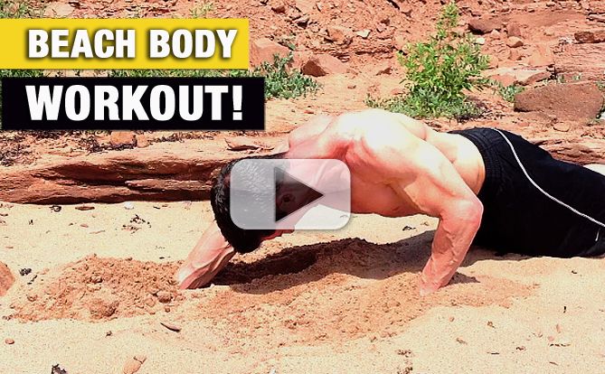 Beach Body Workout Video – 8 Exercises You Can Do ANYWHERE!