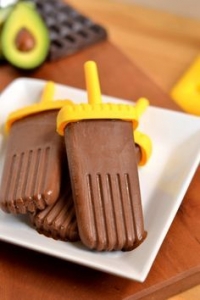 dark chocolate fudgsicles