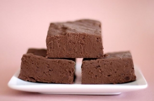 vegan dark chocolate fudge