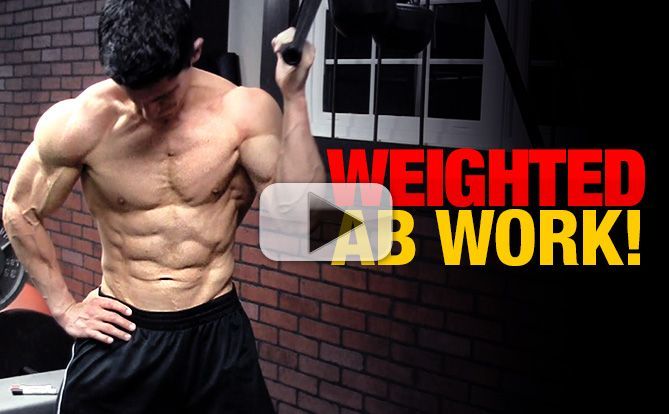 Weighted best sale abdominal exercises