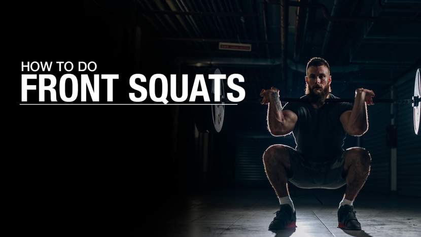 how to do front squats