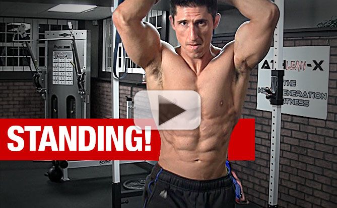 How to Torch Your Abs WHILE STANDING Full Workout ATHLEAN X