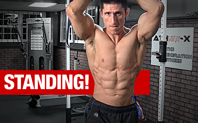 How to Torch Your Abs WHILE STANDING Full Workout ATHLEAN X