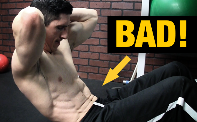 Are Full Sit-Ups Bad for Your Back? (VIDEO DEMO) | ATHLEAN-X