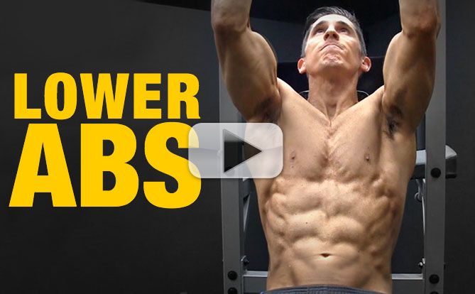 Lower ab exercises online for men