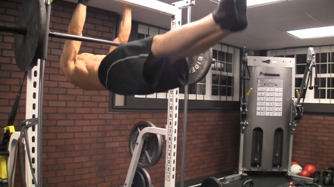 front lever bodyweight exercise