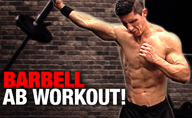 4 Ways to Crush Your Abs Obliques With a Barbell ATHLEAN X