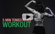 5 Minute TONED ARMS Workout!!