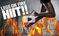 Cardio and Legs Workout (LEGS ON FIRE HIIT!!)