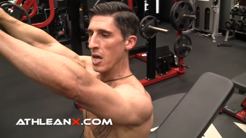 incline bench press arm position
