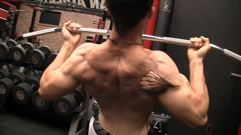 underhand grip rear delt pulldown