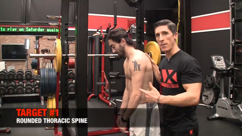 rounded thoracic spine posture problem