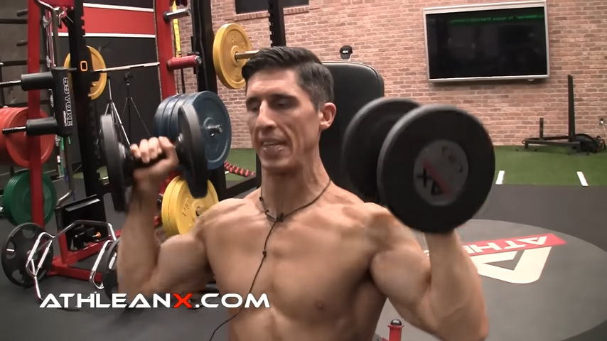 How To Do The Seated Dumbbell Press