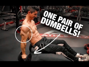 7 Minute Triceps Workout Just Dumbbells Athlean X