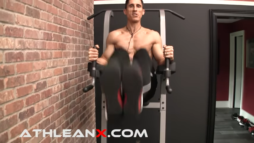 How to Do Leg Raises on a Low Bar 
