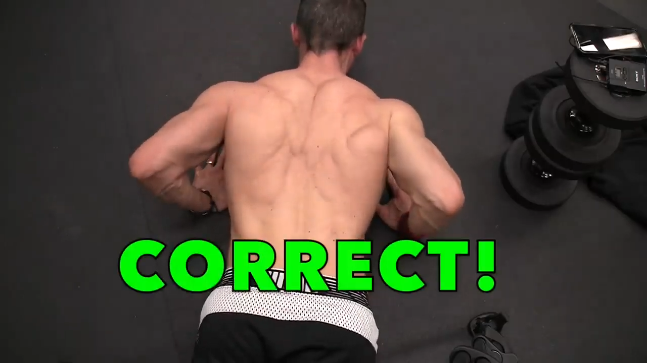 correct elbows in pushup