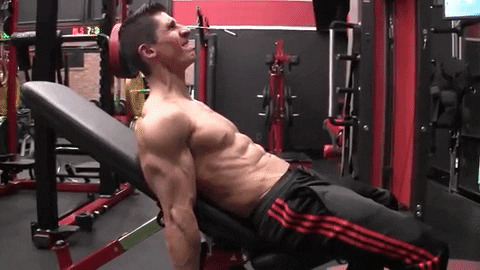 dumbbell incline curl with triceps contraction exercise