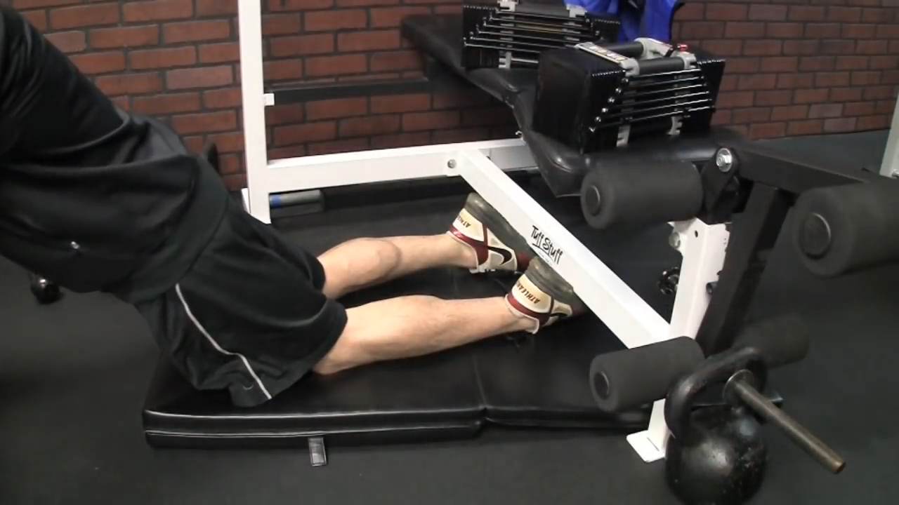 physioball assist for calf launchers exercise