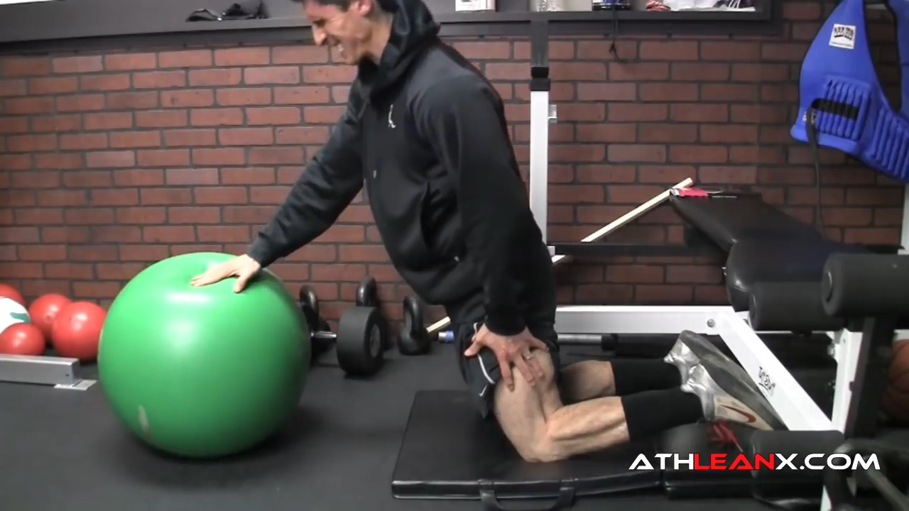 physioball glute ham raise safe hamstring exercise for knees