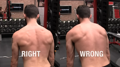 retract the shoulders for rack pull