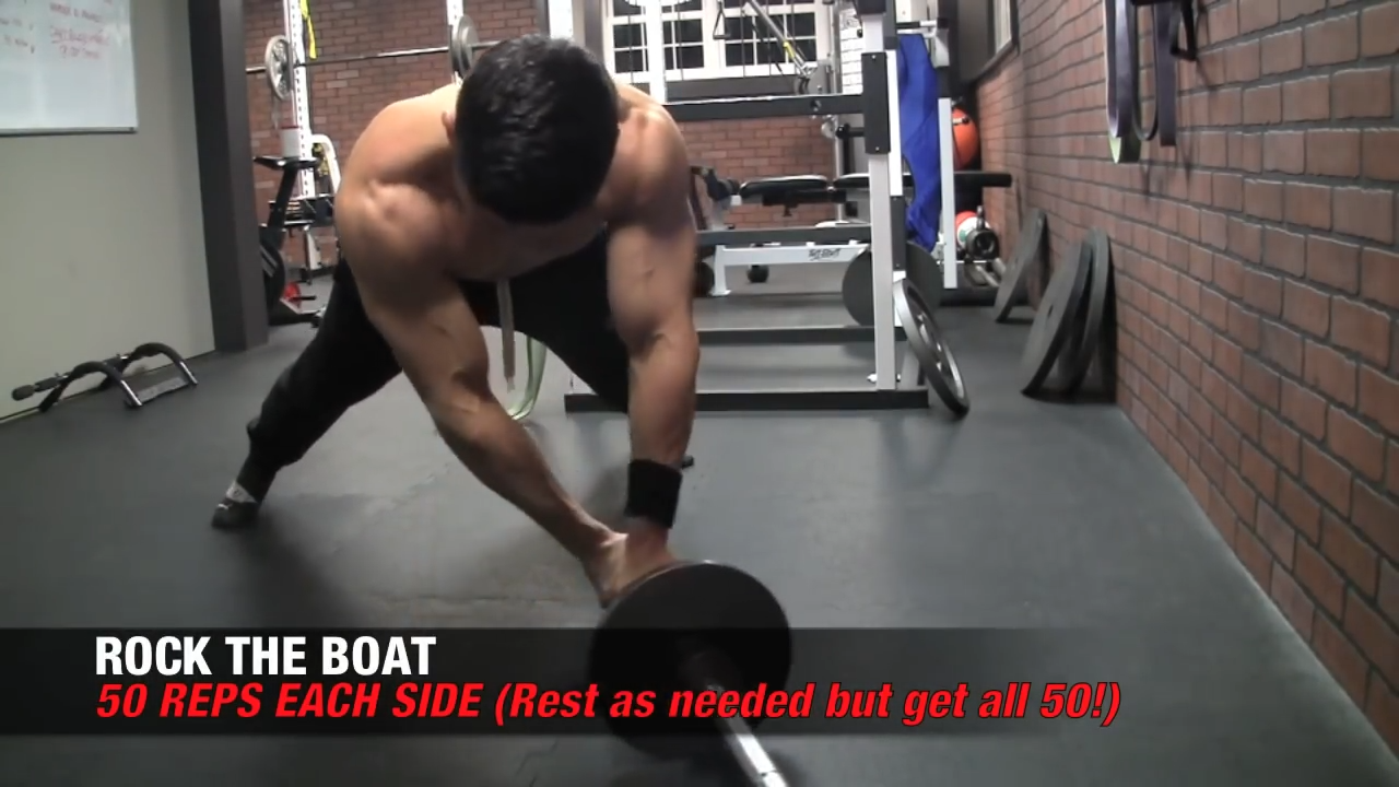rock the boat exercise for six pack abs
