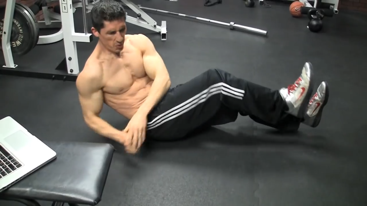 Russian V Tuck Twists Ab Exercise