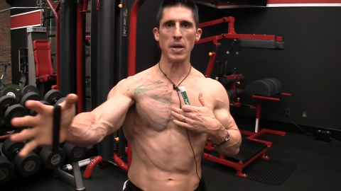 the action of the pec takes the arm across midline