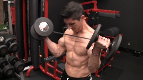 banded dumbbell curl strongest contraction at the end of the strength curve
