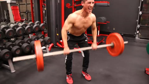 barbell dead row exercise