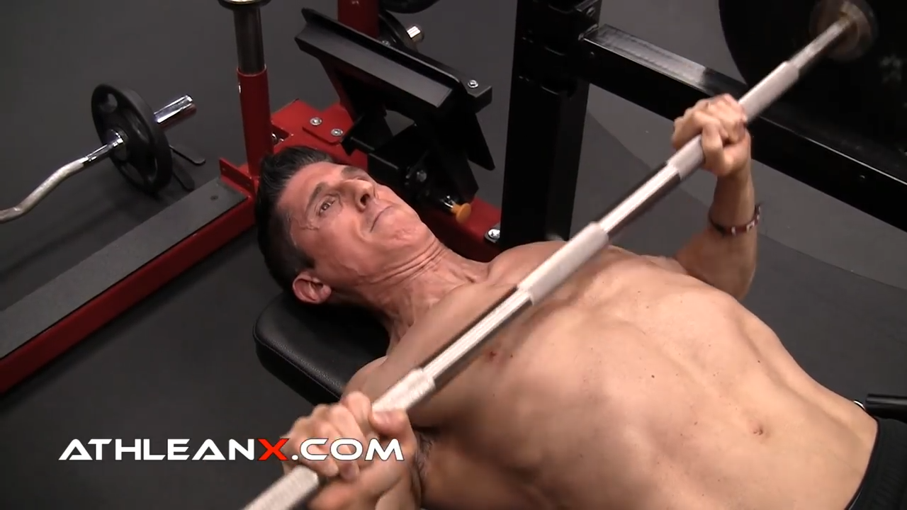 classic bench press chest exercise