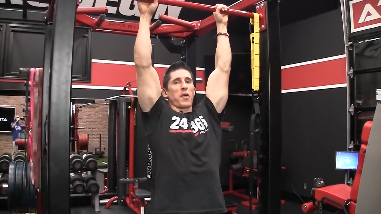 dead arm hang exercise
