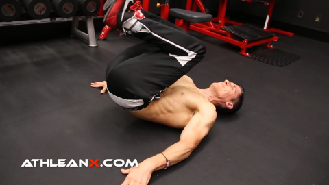 reverse iso crunch abs exercise