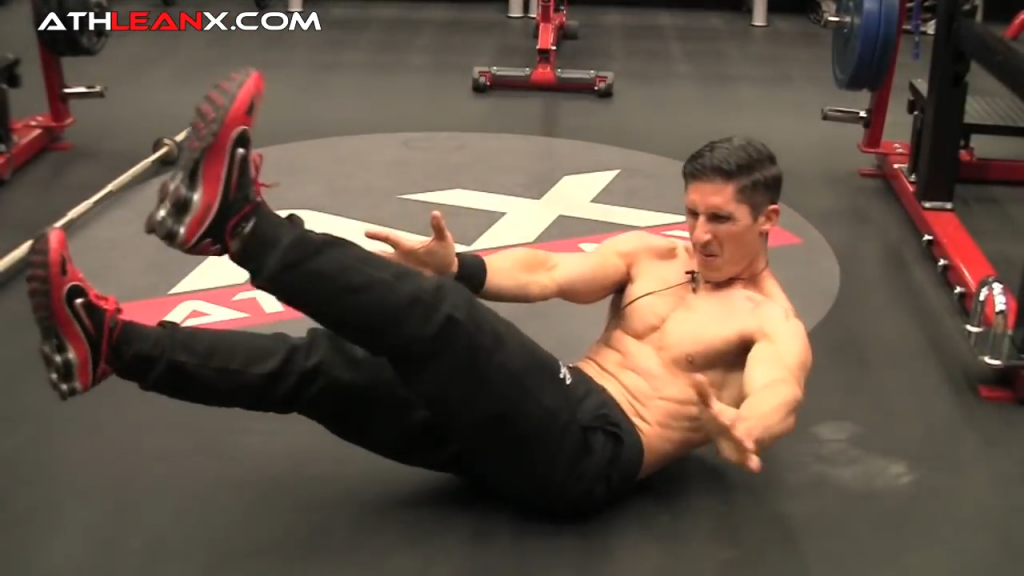 starfish crunch ab exercise