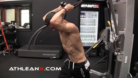 the triceps push away puts the long head on stretch