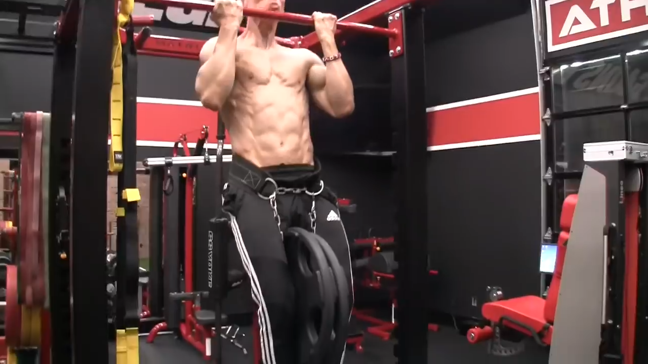 weighted chin up